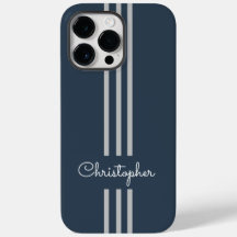Moderna trendiga tävlingsränder med monogram