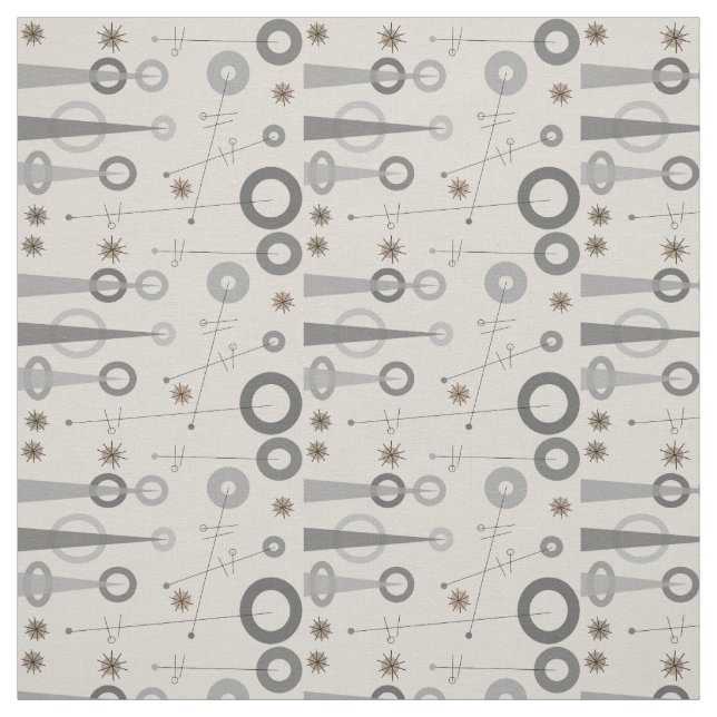 Moderna trianglar i mitten av århundradet tyg (Provkarta)