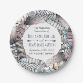 Moderna Tribala Fjädrar Bohemisk Bröllop