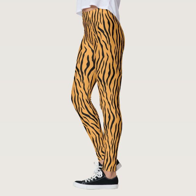 Moderna vilda tiger mönster Leggings (Vänster)