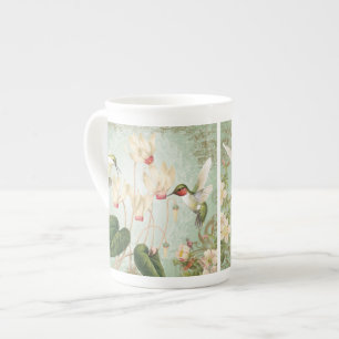 Moderna vintagefranskHummingbirds Benporslin Mugg