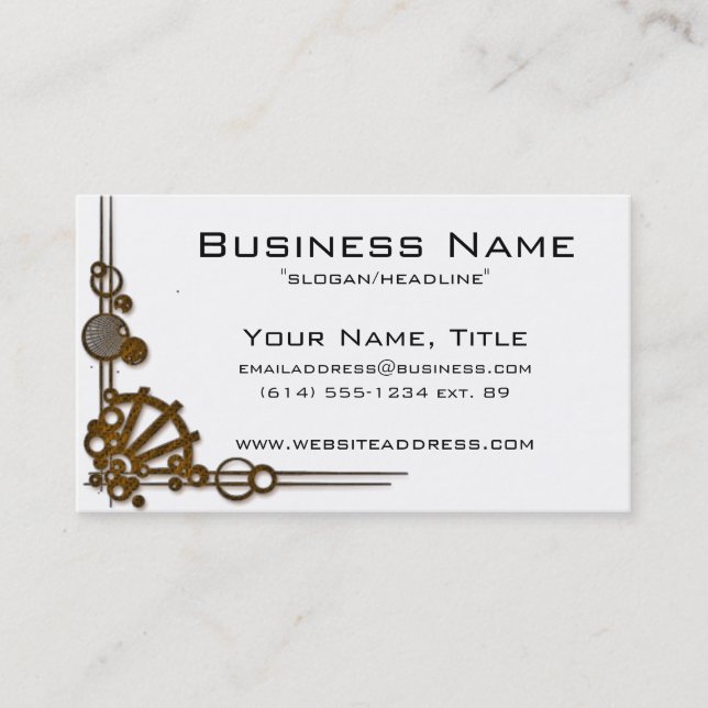 Moderna visitkortar för design 3 (för mod) visitkort (Framsida)