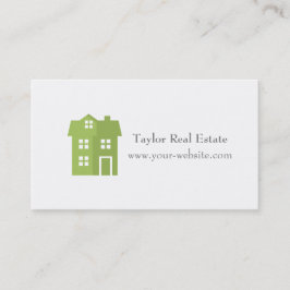Moderna visitkortar för hussymbolsfastighet visitkort