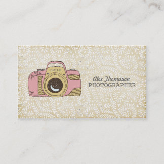 Moderna visitkortar för kameradesignfotograf visitkort