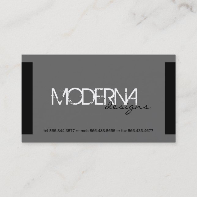 Moderna visitkortar visitkort (Framsida)