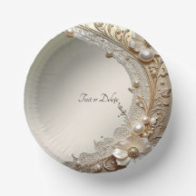 Moderna vita blommor pärlor
