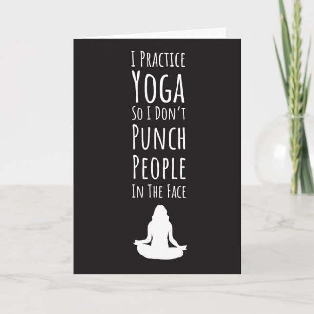 Moderna yogakort för henne meditation kort (Framsida)