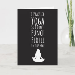 Moderna yogakort för hennes meditation kort