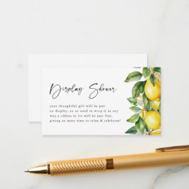 ModernCitrus Möhippa Visning Shower Tilläggskort