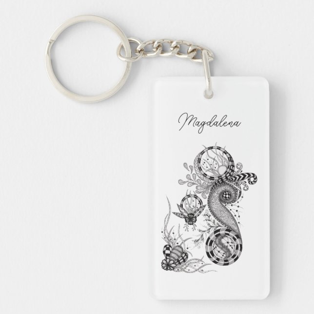 Moderne Boho Blume Fineliner -  (Framsidan)
