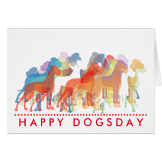 Moderne Dogge-Gruppe Hälsningskort