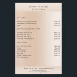 Moderne minimale Beige Hautfarbe Flygblad<br><div class="desc">Modernes Business,  minimalistisch,  beige Entworfen für Designer,  Stylist,  Salons,  Haare und make-up Künstler,  Nägel und Lash Künstler,  Hälsa-Centre und Bearbeiten Sie die Karte,  indem Sie Ihre Daten eingeben. Sie können den Schriftart,  die Farbe und die Position individuell durch "weitere Personalisierung" auswählen.</div>