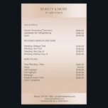 Moderne minimale Beige Hautfarbe Flygblad<br><div class="desc">Modernes Business,  minimalistisch,  beige Entworfen für Designer,  Stylist,  Salons,  Haare und make-up Künstler,  Nägel und Lash Künstler,  Hälsa-Centre und Bearbeiten Sie die Karte,  indem Sie Ihre Daten eingeben. Sie können den Schriftart,  die Farbe und die Position individuell durch "weitere Personalisierung" auswählen.</div>