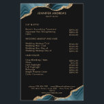 Moderner Marmor Glitzer Salon Preisliste Flyer<br><div class="desc">Modernes,  Marmor,  Glitzer,  Salon,  Flyer der Preisliste. Bearbeiten Sie Ihr Produkt in wenigen Minuten,  indem Sie Ihre Daten hinzufügen. Sie können den Schriftart/die Farbe/Position durch "weitere Personalisierung" ändern.</div>