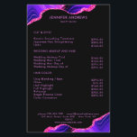 Moderner Marmor Glitzer Salon Preisliste Flyer<br><div class="desc">Modernes,  Marmor,  Glitzer,  Salon,  Flyer der Preisliste. Bearbeiten Sie Ihr Produkt in wenigen Minuten,  indem Sie Ihre Daten hinzufügen. Sie können den Schriftart/die Farbe/Position durch "weitere Personalisierung" ändern.</div>