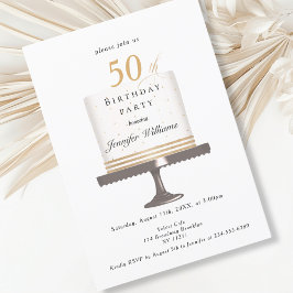 Modernes, elegante Einladung zum Geburtstag Inbjudningar