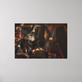 Modernes Kunstwerk Canvastryck