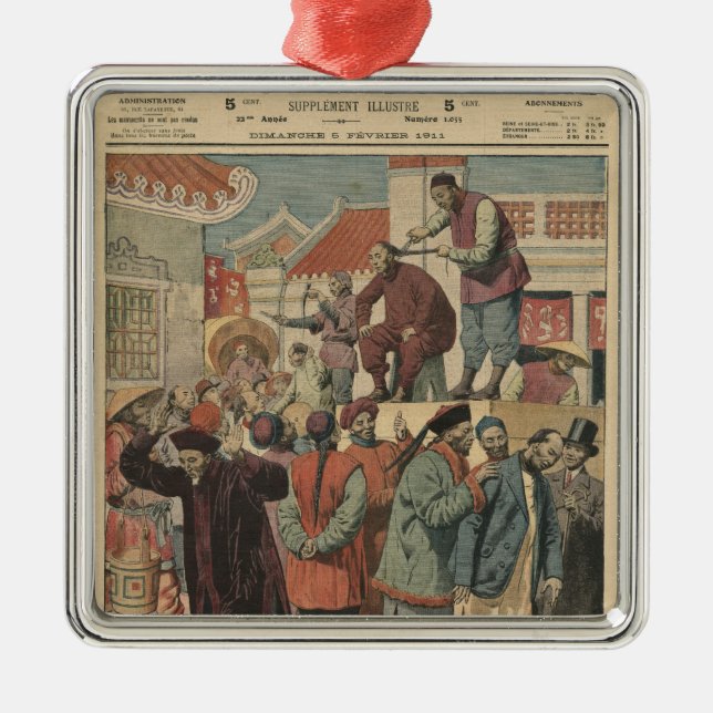 Modernisation av chinan julgransprydnad metall (Framsidan)