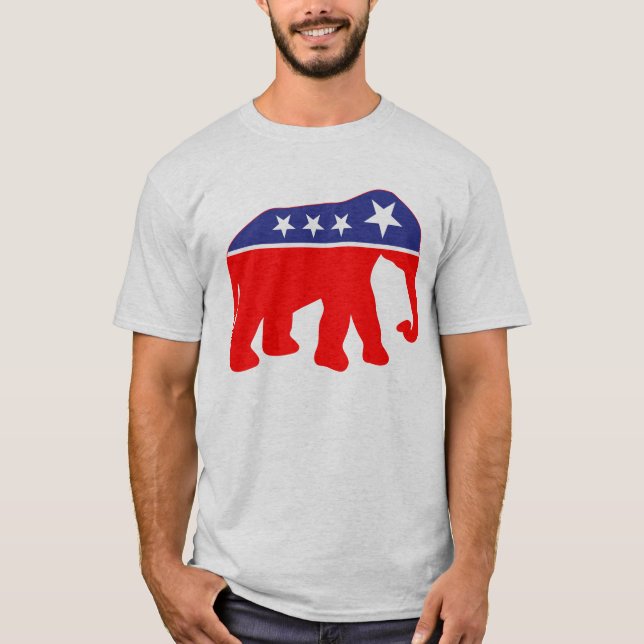 Moderniserad GOP-elefant T Shirt (Framsida)