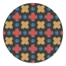 Moderniserad Retro Klistermärkedesign