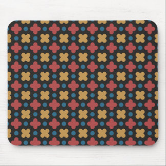 Moderniserat retro geometriskt mönster för musmatt musmatta