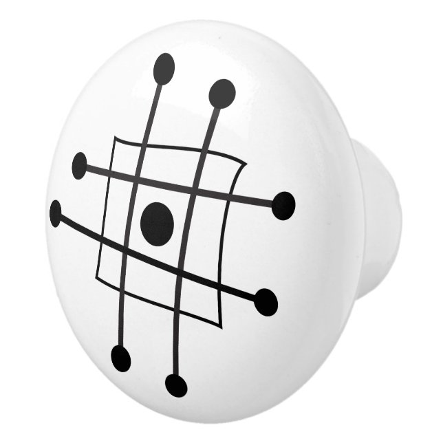 Modernisering av den nutida moderna Abstrakten Knopp (Höger)