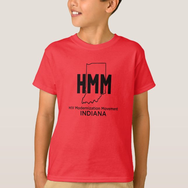 Moderniseringsrörelse för hiv Indiana T Shirt (Framsida)