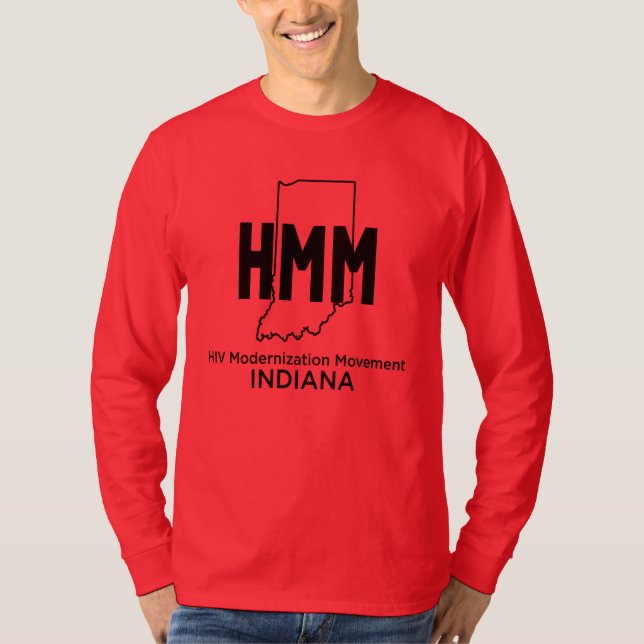 Moderniseringsrörelse för hiv Indiana T Shirt (Framsida)