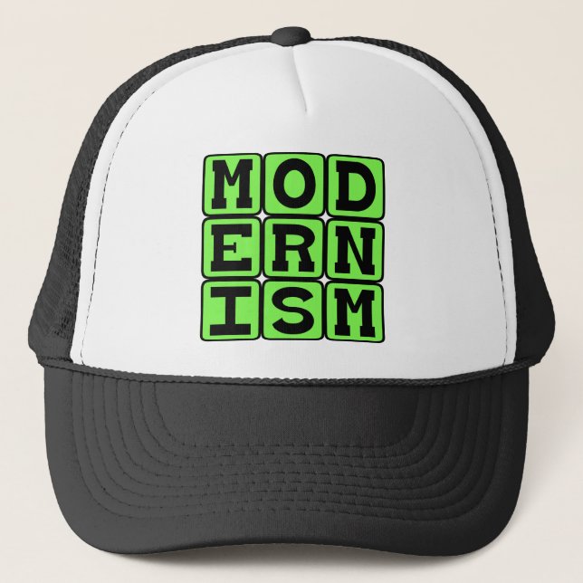 Modernism, filosofisk rörelse truckerkeps (Framsida)