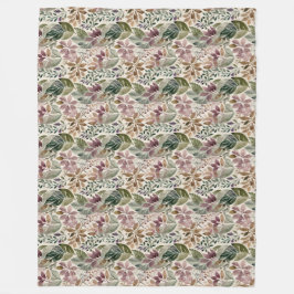 Modernist Löv och Twig Garlands Fleecefilt