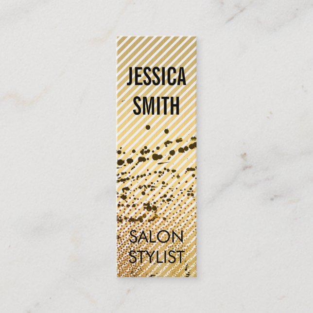 Modernistiskt uttryck mini visitkort (Framsida)