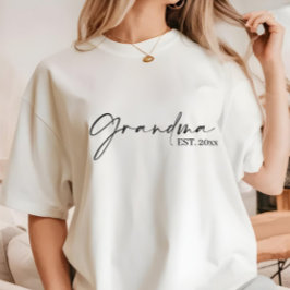 ModernMinimalist Grandma EST T Shirt
