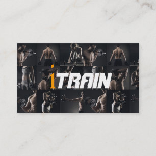ModernPersonal Trainer Fitness Sport Affärskort Visitkort