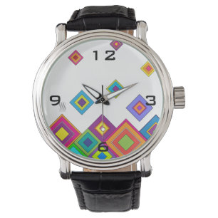 ModernRetro-diamanter Armbandsur