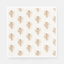 Moderns minimalistboho Desert Cactus Baby Shower