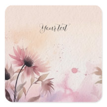 ModernSimple Söta Vattenfärg Blommor