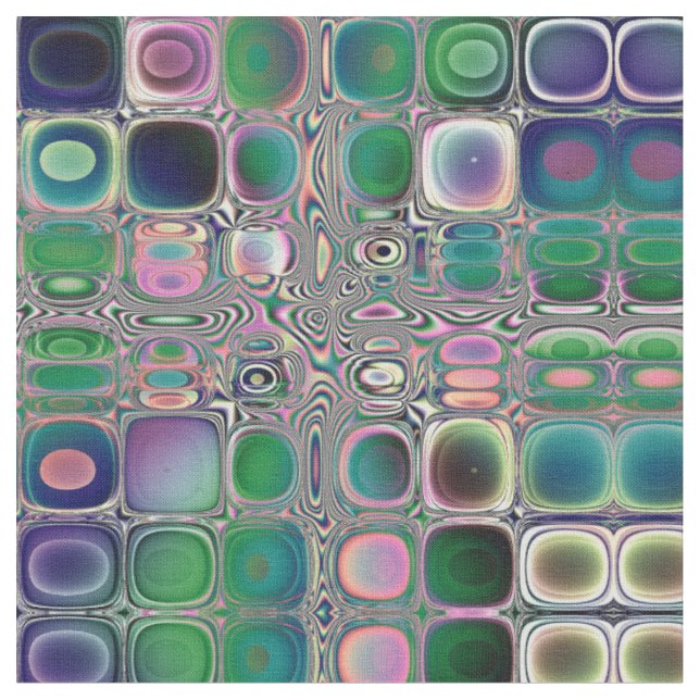 Modernt abstrakt Fractaltyg Tyg (Närbild)