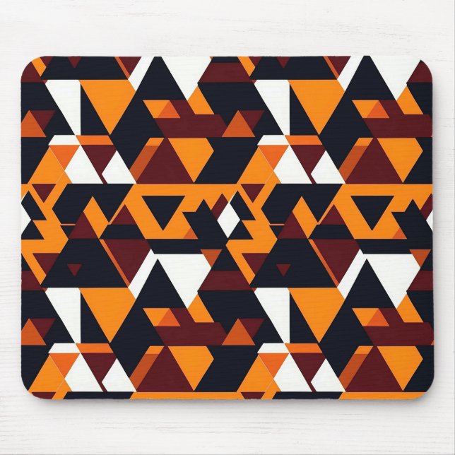 Modernt abstrakt geometriskt mönster 1 - Musmattor (Framsidan)