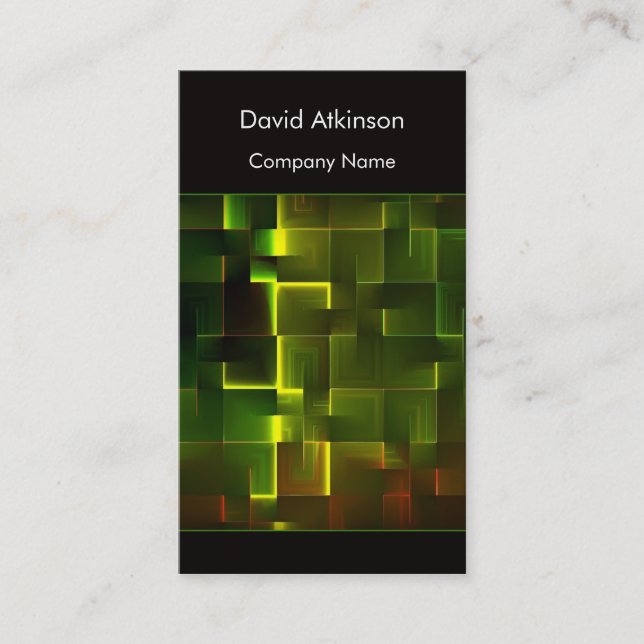 modernt affärskort visitkort (Framsida)