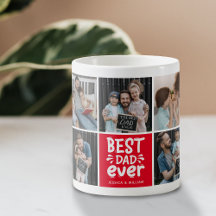 Modernt 'Bästa pappa någonsin' 9-foto-minne