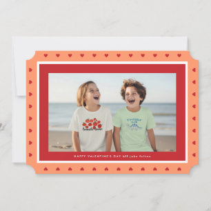 modernt BFF VALENTINE HEARTS RAMAR CLASSROOM-foto Julkort