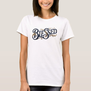 Modernt BLESSAT Konstnärligt Uttryck T Shirt