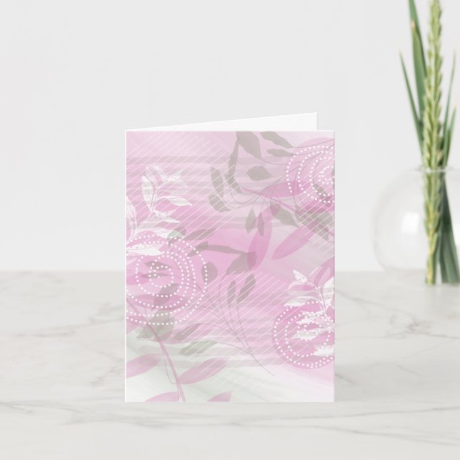 Modernt Blommigt Brevpapper för Anteckningar (Framsida)