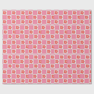 Modernt blomstermönstrat inpackningspapper Elega Presentpapper
