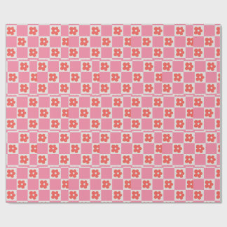 Modernt blomstermönstrat inpackningspapper | Elega Presentpapper