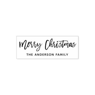 Modernt borsta skrivar god julstjärnan självfärgande stämpel