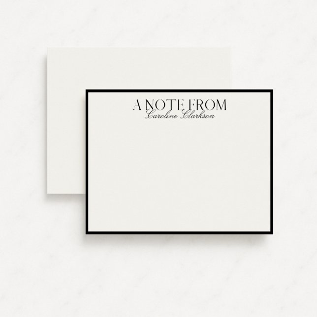 Modernt brevkort med gammaldags prägel och svart r inbjudningar (Skapare uppladdad)