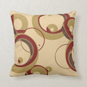 Modernt bubblar dekorativ kudde - beige