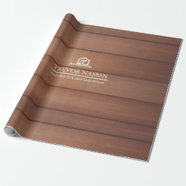 Modernt bygg snickare hantverkare verktyg trä presentpapper