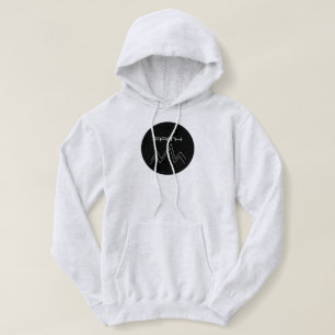 Modernt cirkulärt logotyp för tro på bergstoppen t shirt